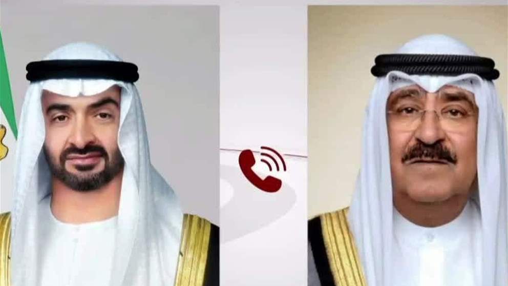رئيس الدولة يهنئ هاتفياً أمير الكويت بتعيين صباح خالد الحمد المبارك الصباح ولياً للعهد