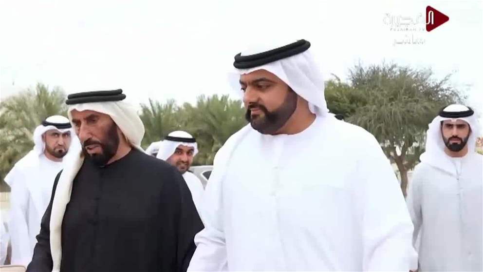 محمد الشرقي يزور الشيخ سلطان بن علي الخاطري 